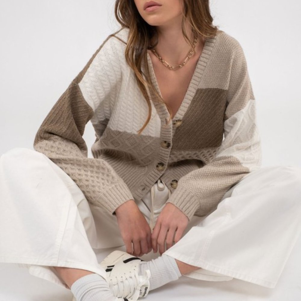 Amber ColorBlock Sweatshirt - Picture 2 of 5